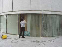 『酸化チタン光触媒』の塗装施工例｢新宿ワシントンホテル｣