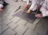 屋根の補修作業3